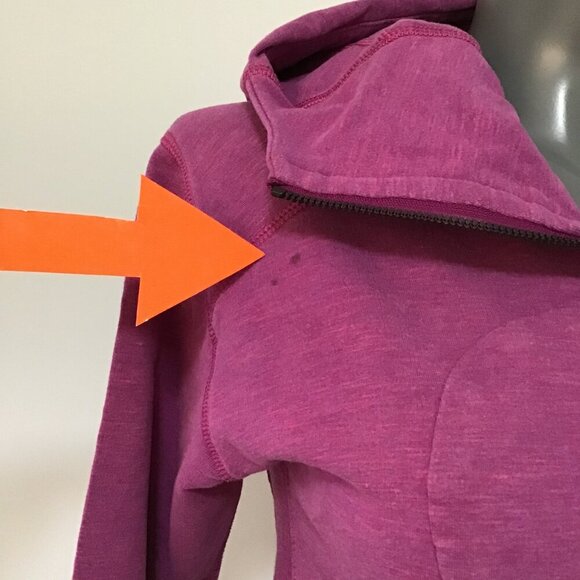 Lululemon On The Daily Hoodie Heathered Marled Ultra Violet Size 2 - Picture 10 of 14
